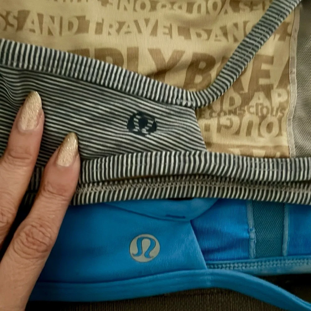 Two lululemon strappy sports bra ~ sizes 4 and 6 ~ EUC - Picture 5 of 11